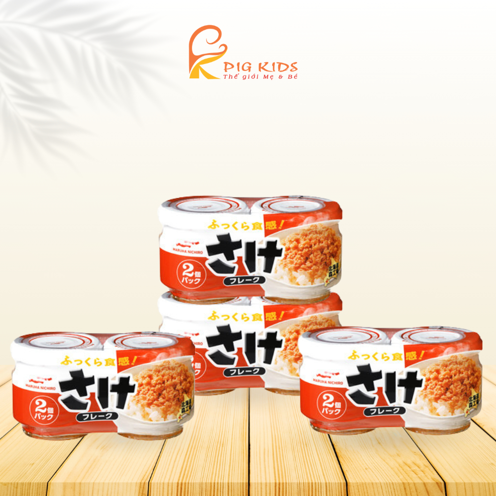 Ruốc Cá Hồi Maruha Nhật Bản - Set 2 Hũ