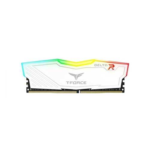 Ram T-Force Delta  RGB DDR4 8GB 3200 White - Black RGB hàng chính hãng bảo hành 60 tháng