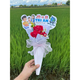 giấy gói hoa ốc quế 20/11