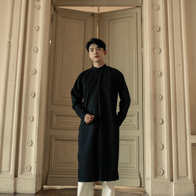 Áo dài ngũ thân cúc tròn có BIGSIZE 120kg