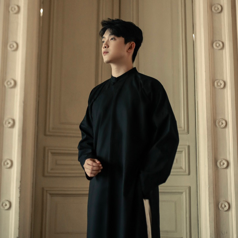 Áo dài ngũ thân cúc tròn có BIGSIZE 120kg