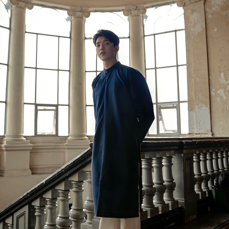 Áo dài ngũ thân cúc tròn có BIGSIZE 120kg