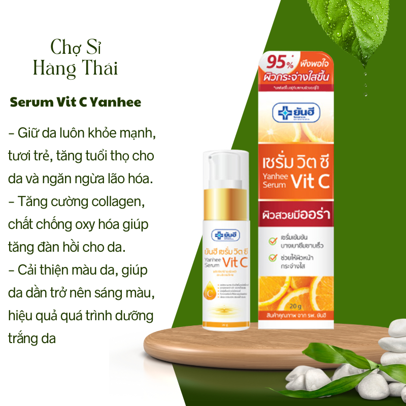 Serum dưỡng trắng Và Bổ Sung Tinh Chất Vitamin C - Vit C 20g Yanhee Thái Lan