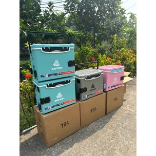 Thùng câu đài mini 18lít jrfish carbon mới 2023