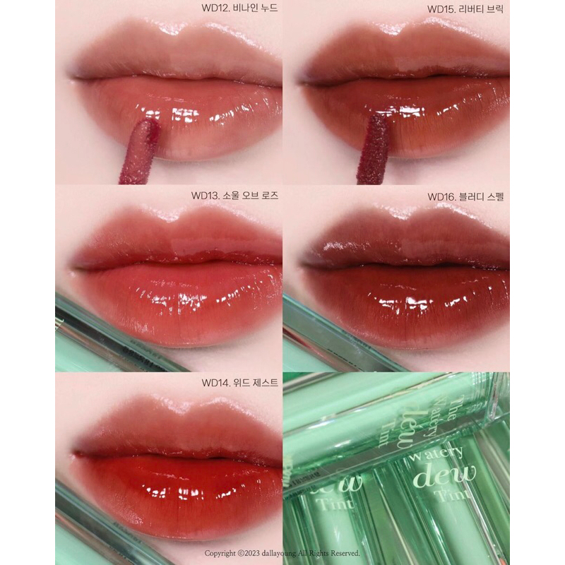 Son tint bóng Merzy The Watery Dew Tint 4g