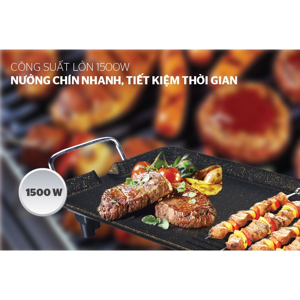 Bếp nướng điện SUNHOUSE Happy Time HTD4606 - HTD4607 Bảo hành chính hãng 12 tháng