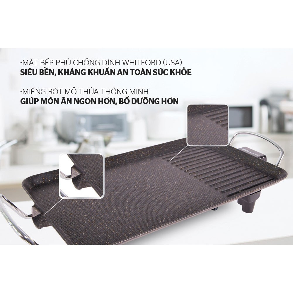 Bếp nướng điện SUNHOUSE Happy Time HTD4606 - HTD4607 Bảo hành chính hãng 12 tháng