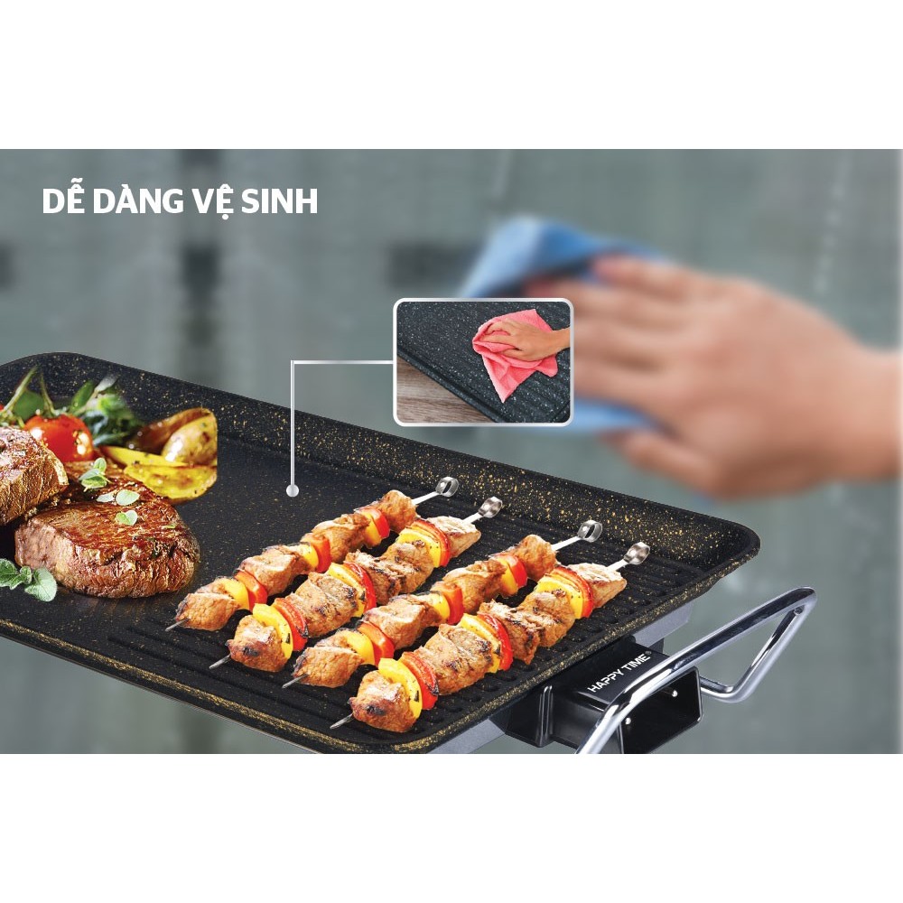Bếp nướng điện SUNHOUSE Happy Time HTD4606 - HTD4607 Bảo hành chính hãng 12 tháng