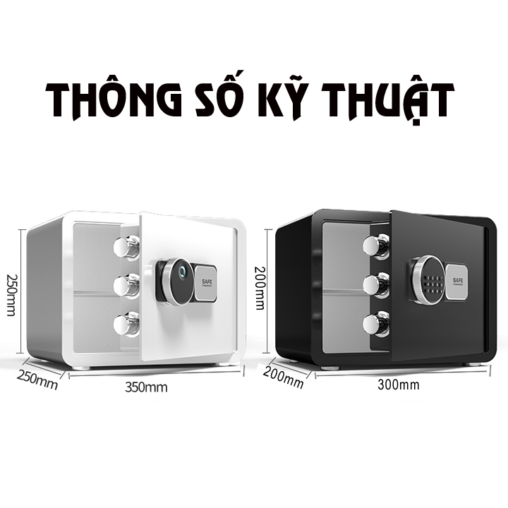 Két Sắt điện tử SALE thông minh chống cháy, Két sắt mini khóa vân tay khóa số-bảo mật cao,an toàn hiện đại cho GĐ,VP,KS