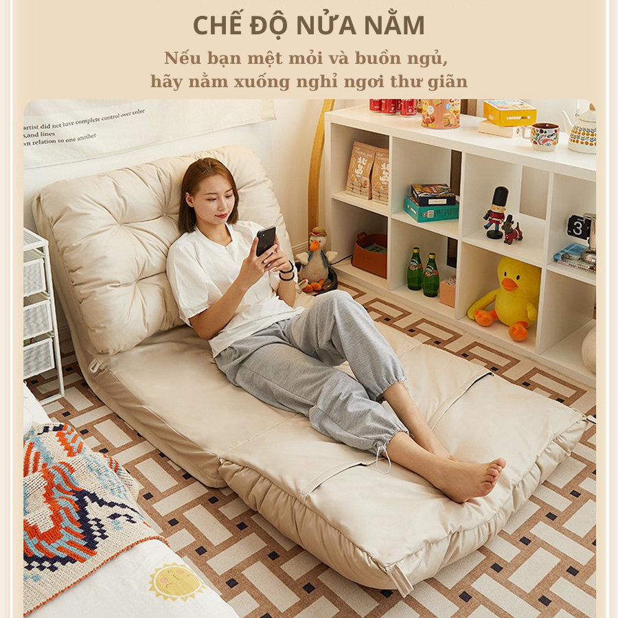 Ghế sofa lười đa năng gập ngả 3 chế độ,ghế Sofa lười có thể ngồi và nằm ngủ cao cấp,chống thấm nước