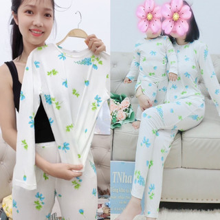 Bộ cotton 100% mẹ và bé