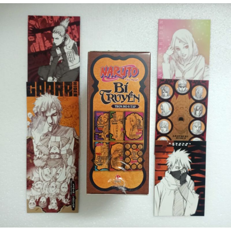 Boxset  SERIES NARUTO BÍ TRUYỀN + set Card độc quyền