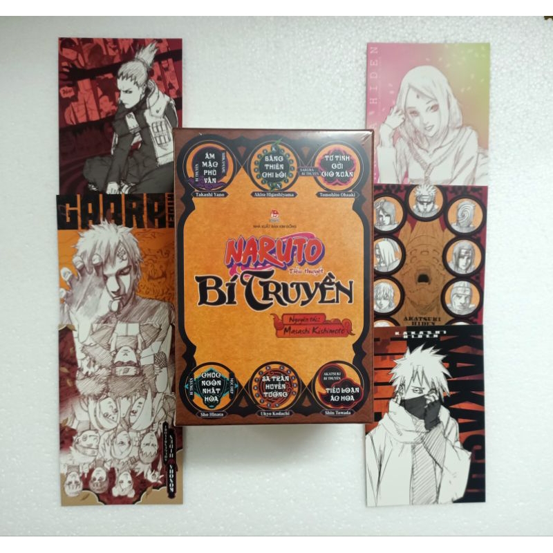 Boxset  SERIES NARUTO BÍ TRUYỀN + set Card độc quyền