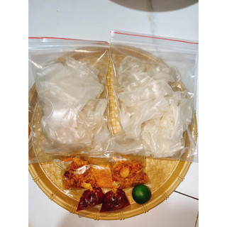 Bánh tráng phơi sương sate