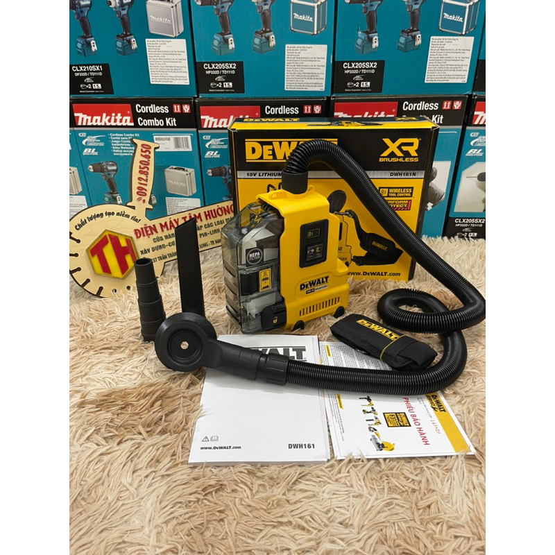 Hút bụi đeo vai dewalt Dwh161 - Hàng chính hãng