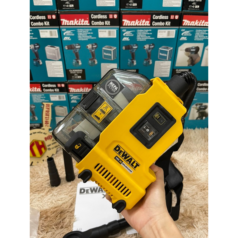 Hút bụi đeo vai dewalt Dwh161 - Hàng chính hãng