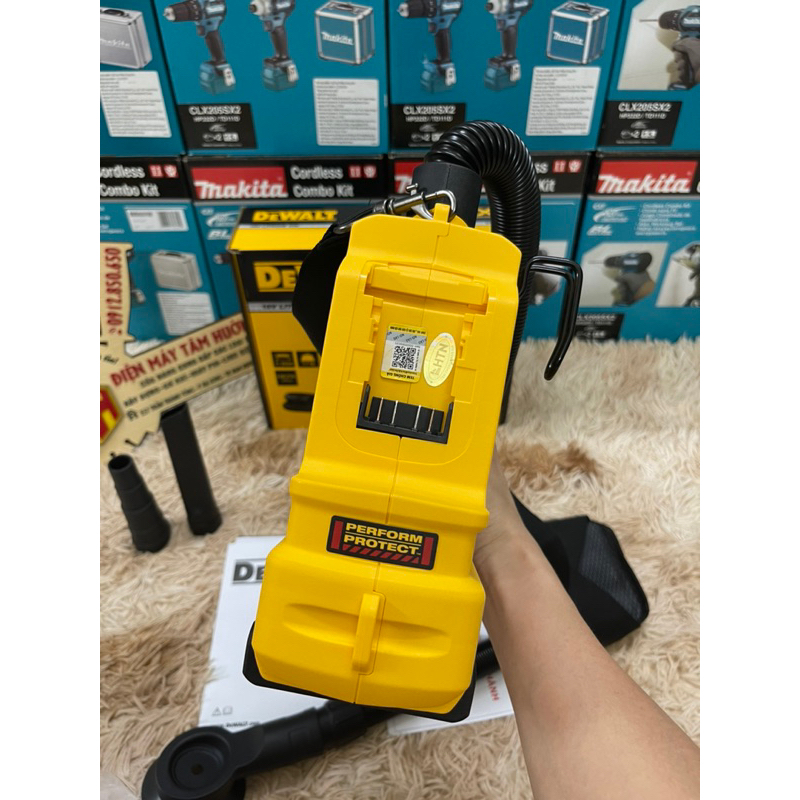 Hút bụi đeo vai dewalt Dwh161 - Hàng chính hãng