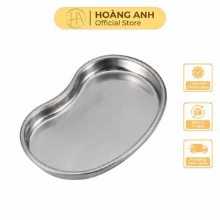 KHAY INOX HẠT ĐẬU 19cm ĐỰNG DỤNG CỤ Y TẾ | Dụng Cụ Phun Xăm