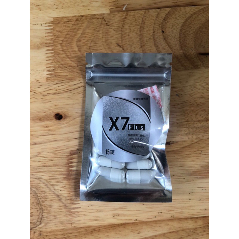 Giảm cân X7 - X1000 ngân 98 siêu mạnh gói 15viên dùng thử