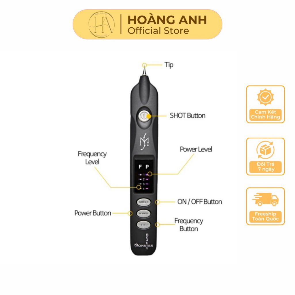 Máy Plasma Beauty Black Monster xuất xứ Hàn Quốc