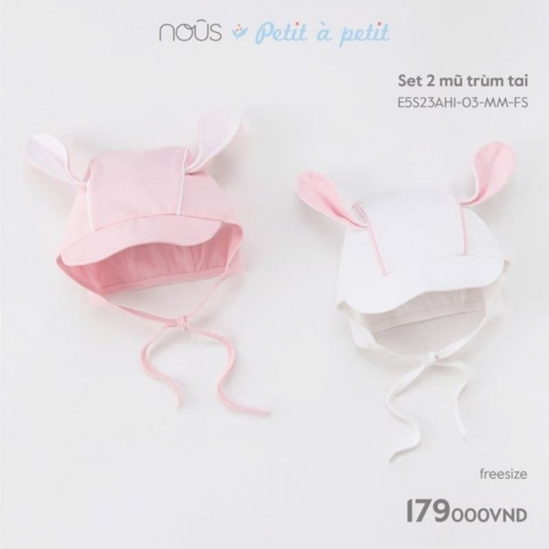 Set 2 mũ trùm tai Nous