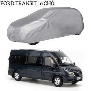 Bạt phủ xe ô tô 16 chỗ ford transit, hyundai solati vải dù tráng bạc chống mưa nắng tốt kèm hộp đựng