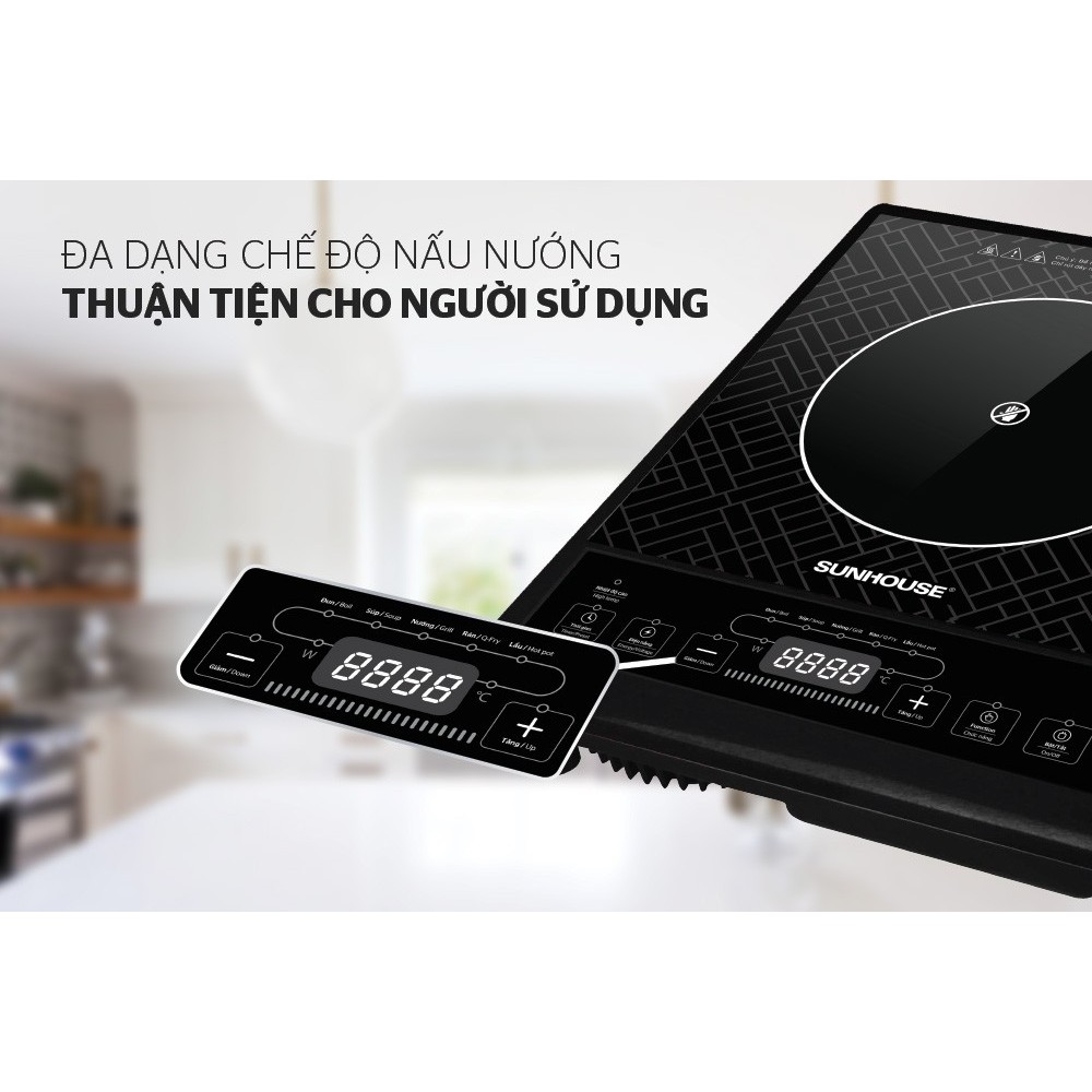 Bếp hồng ngoại cơ Sunhouse SHD6011 | Công suất 2000W | Bảo hành chính hãng 12 tháng