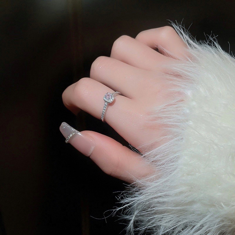 Nhẫn nữ pandora đá pha lê xinh xắn