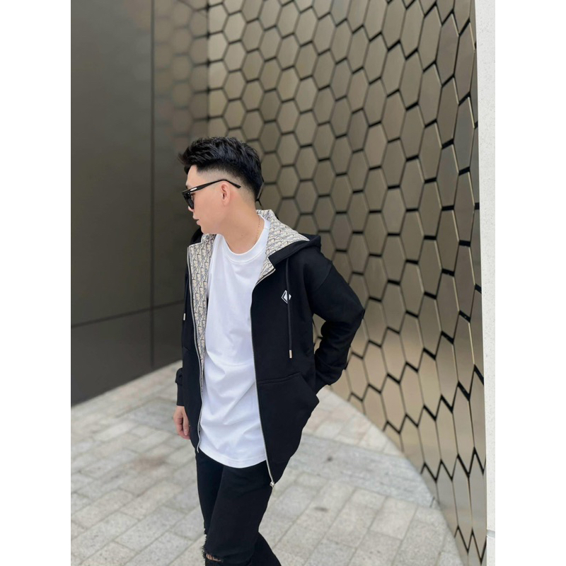 Áo Khoác Nỉ Mũ Hoạ Tiết Cóc