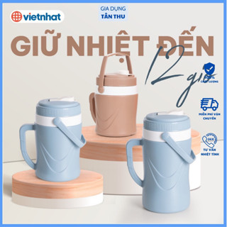 Bình giữ nhiệt dung tích 1L, 2L, 3L  Việt Nhật siêu bền đẹp tiện lợi ủ nóng lạnh chất lượng cao phích đá mini th08