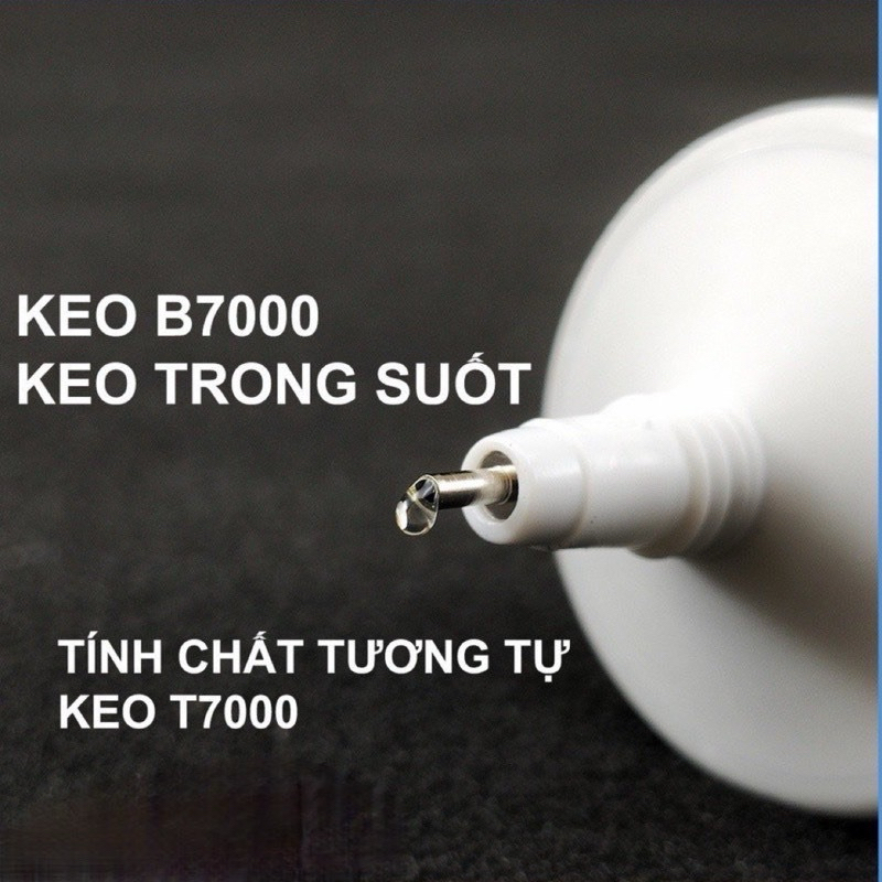 Keo T7000 B7000 dán Cộng Hưởng+Ê căng+Gân màng loa+ Màn hình điện thoại