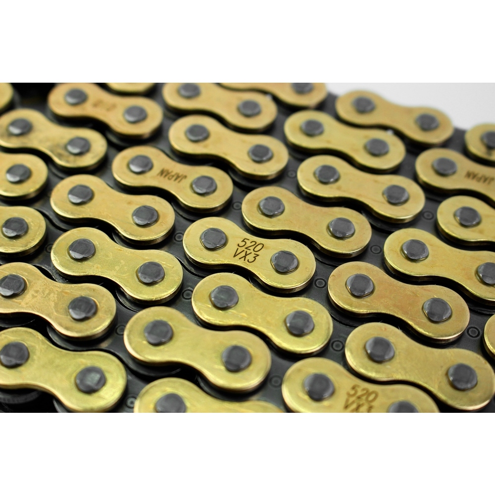 Sên moto DID 520VX3-120ZB X-Ring Gold  - Made in Japan