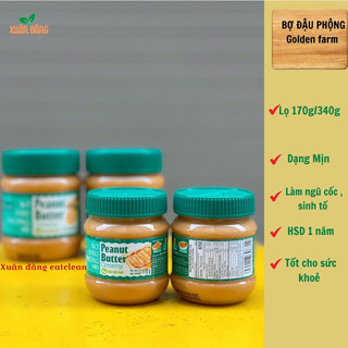 Bơ đậu phộng golden farm 170g, 340g