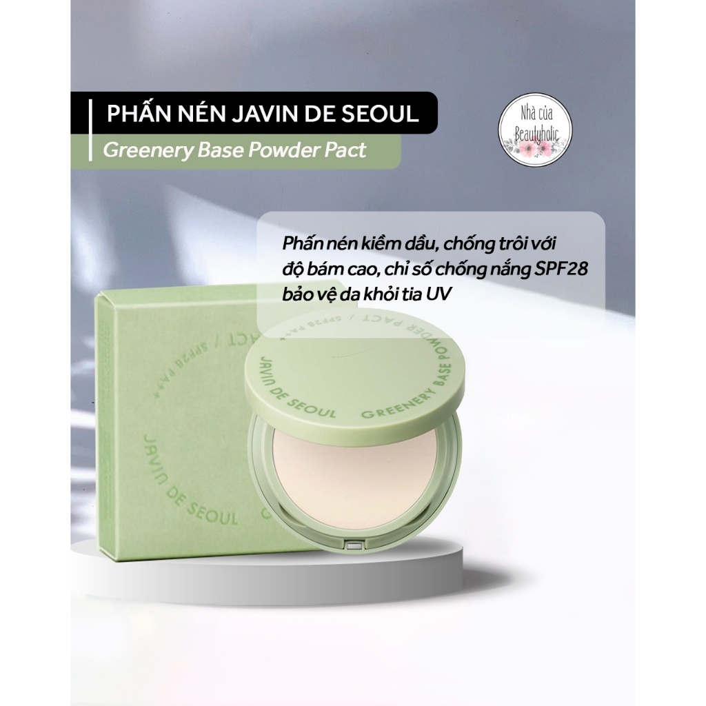 Phấn nén JAVIN DE SEOUL GREENERY BASE POWDER PACT
