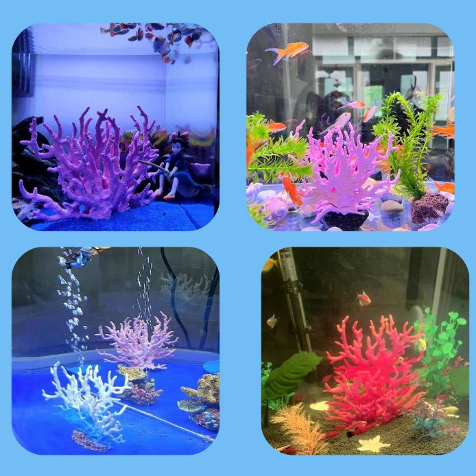 Mô hình San Hô nhân tạo trang trí bể cá cảnh đẹp mắt