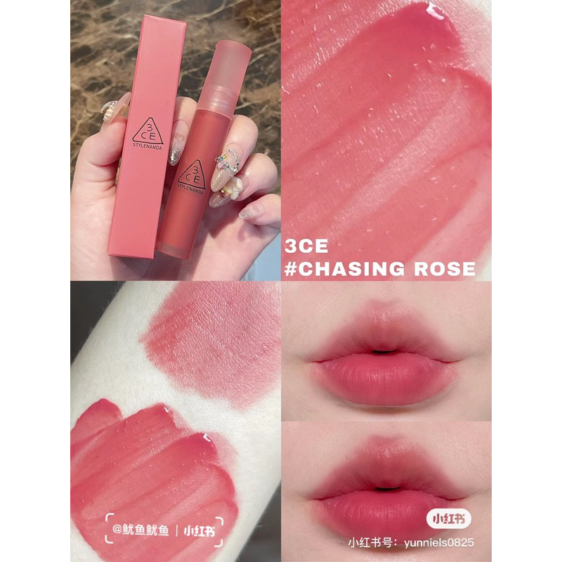 Son 3CE BLUR WATER TINT CHASING ROSE CÁNH HỒNG KHÔ