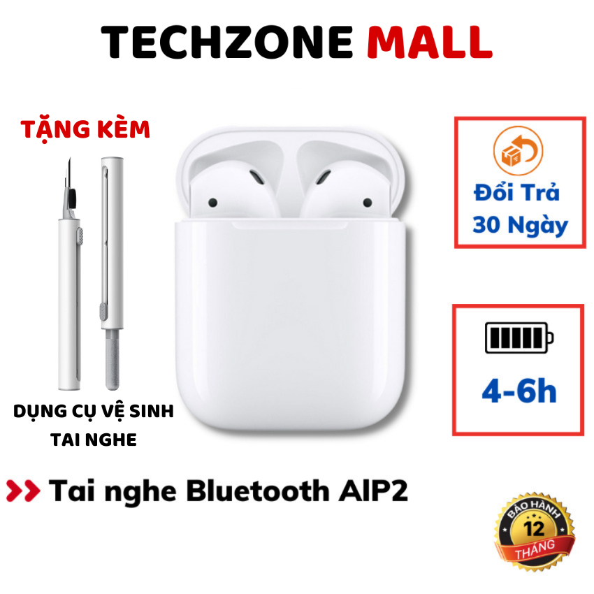 Tai Nghe Bluetooth Không Dây AP2 Cao Cấp Định Vị Đổi Tên Tự Động Kết Nối Cảm Ứng SP868 TECHZONE MALL
