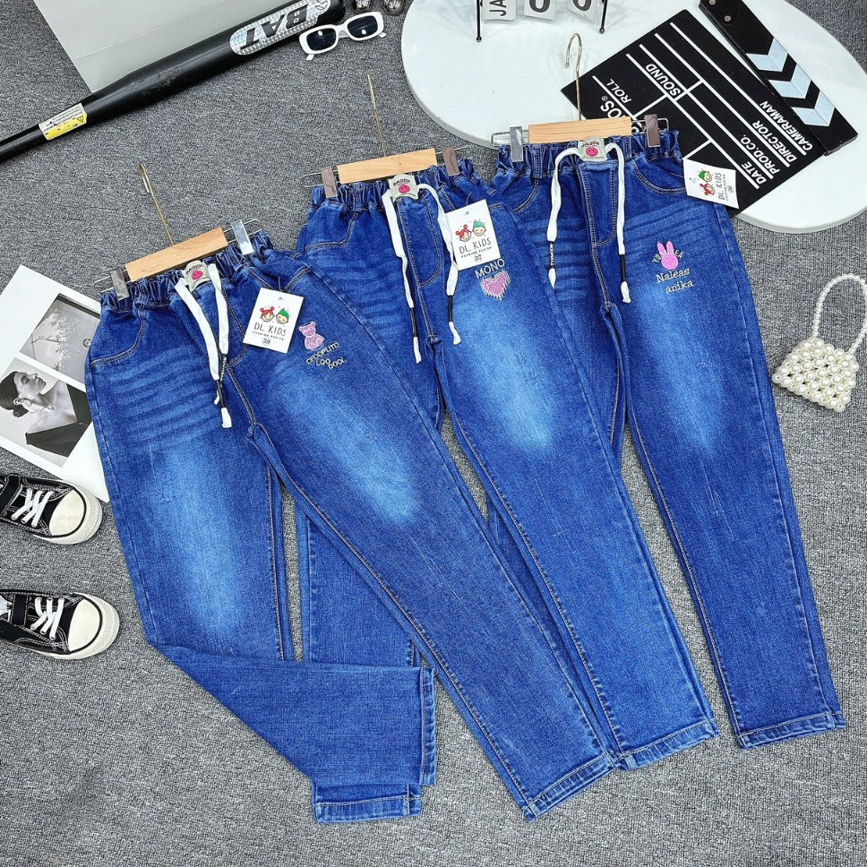 Quần JEANS Baggy bé gái (14-42kg) (JG_0003)