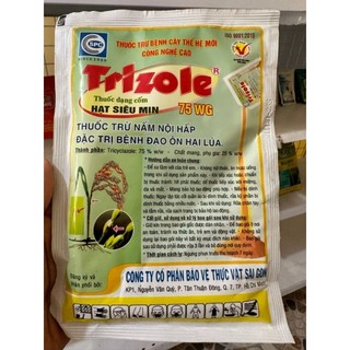 Trừ nấm bệnh Trizole 75WG dạng cốm ( hàng chính hảng)
