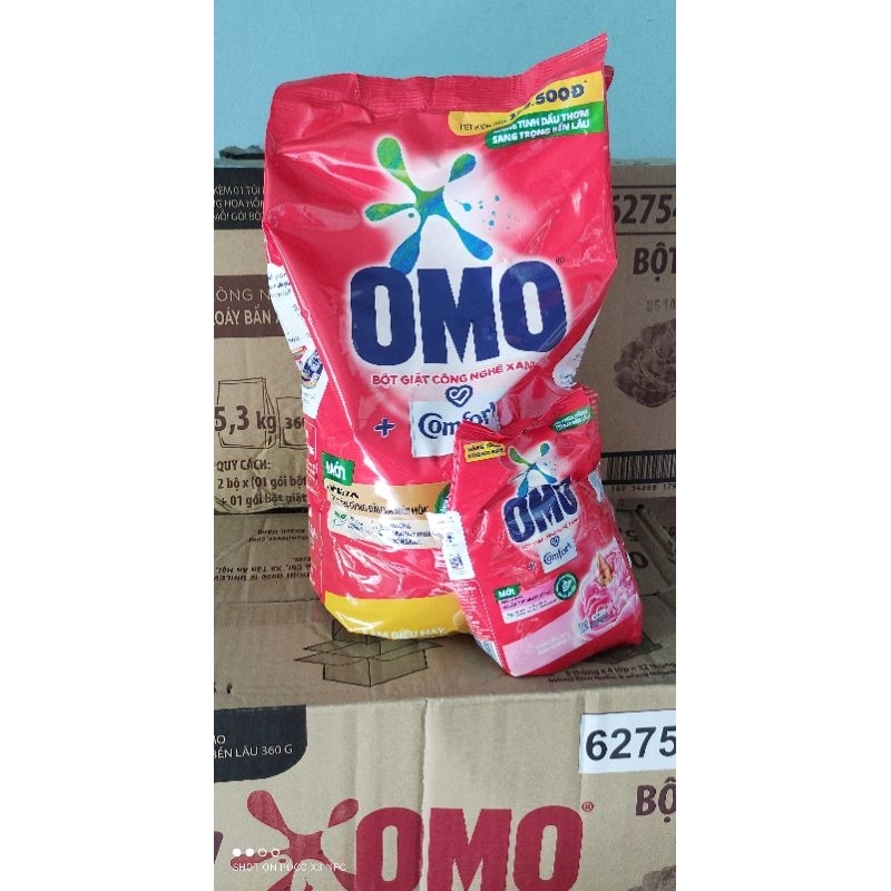 Bột giặt Omo comfort 5.3kg [chính hãng]