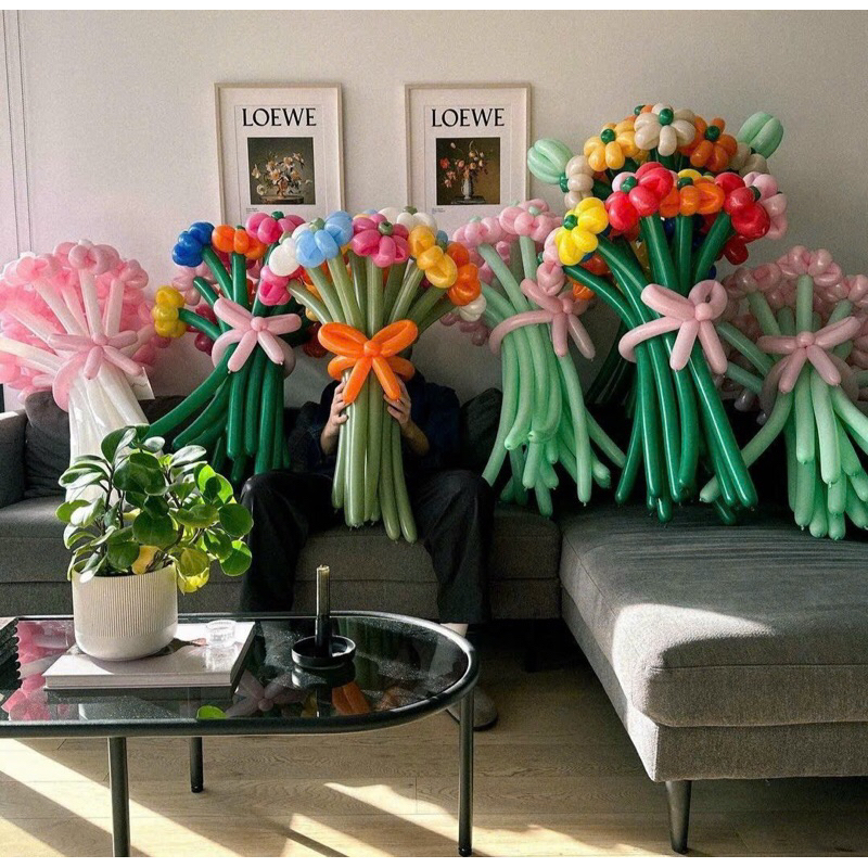 Bó hoa bong bóng cho bé sinh nhật