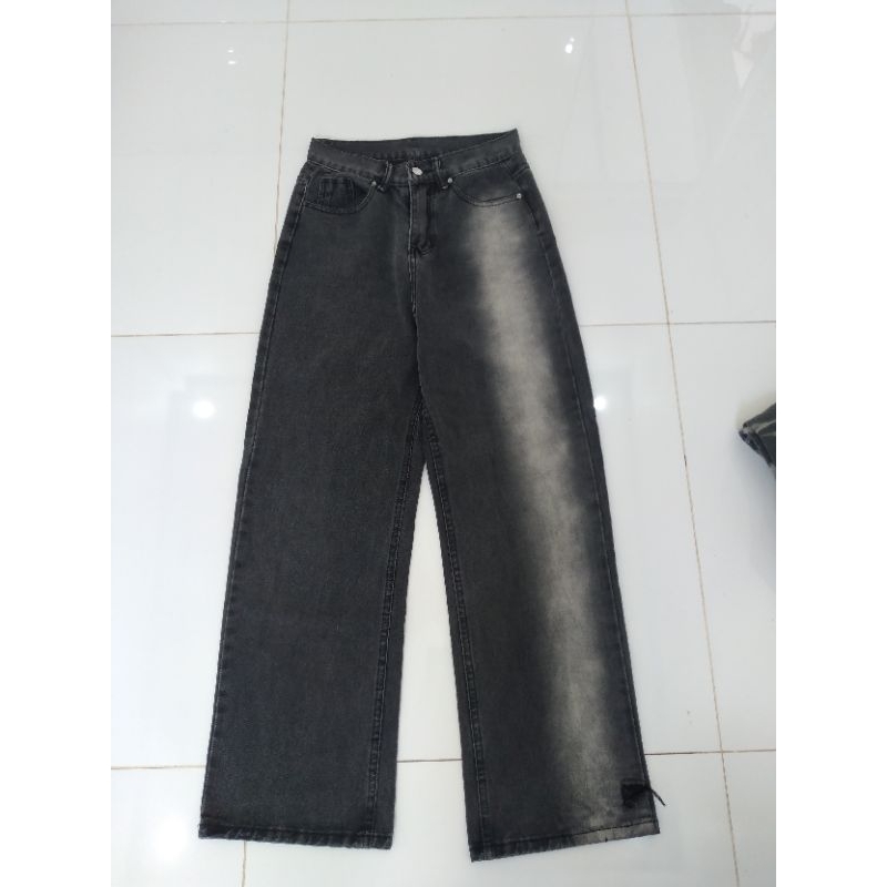 Jean ống rộng eo 66_68 dài 108