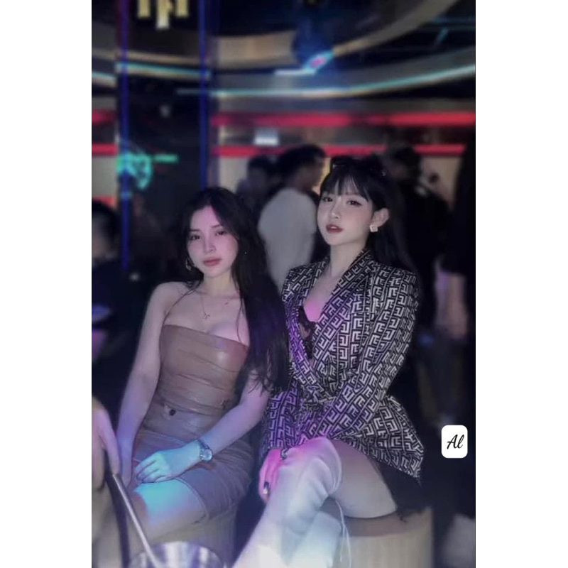 Áo vest nữ chùm mông dáng rộng 2 lớp siêu hot