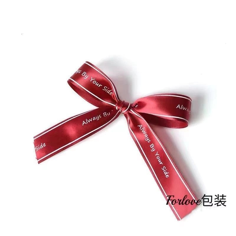 Ruy băng lụa satin chữ Always viền hàn