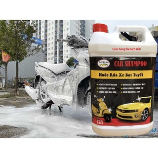 Nước rửa xe bọt tuyết chuyên dụng Car Shampoo 5L cho ô tô xe máy