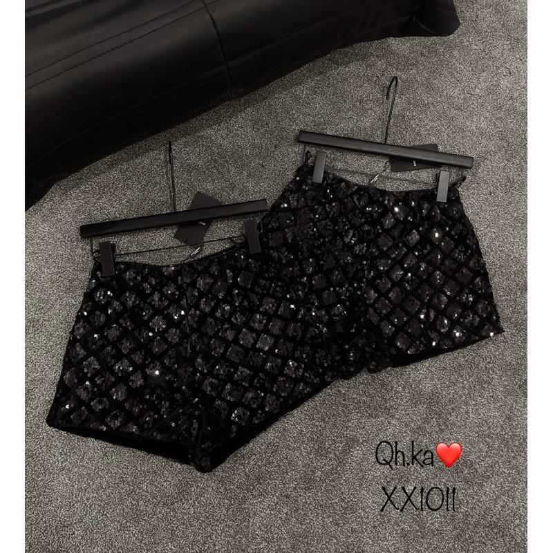Quần đùi nữ kimsa bling siêu hách chân QC