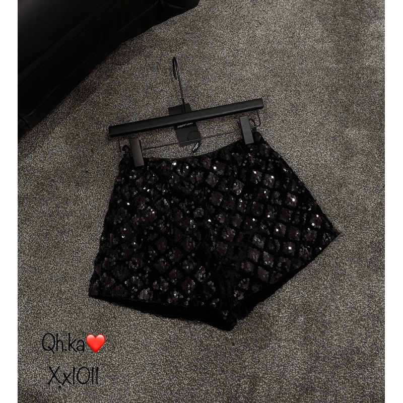 Quần đùi nữ kimsa bling siêu hách chân QC