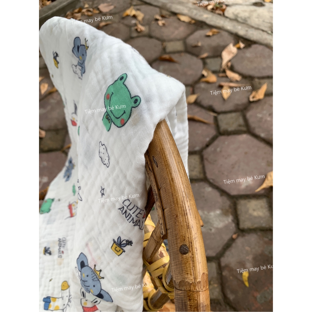 Khăn tắm chăn đắp xô musllin cho bé