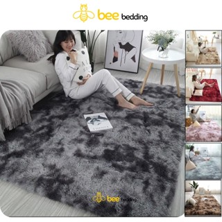 Thảm lông trải sàn phòng ngủ cao cấp Bee Bedding - thảm lông loang dầy đẹp decor trang trí phòng khách [ 1m6 x 2m ]