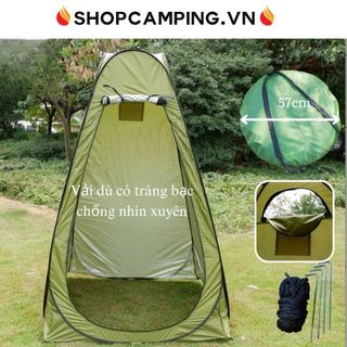 Lều thay đồ tự bung,vệ sinh có tráng bạc, du lịch, cắm trại dã ngoại - Camping VietNam
